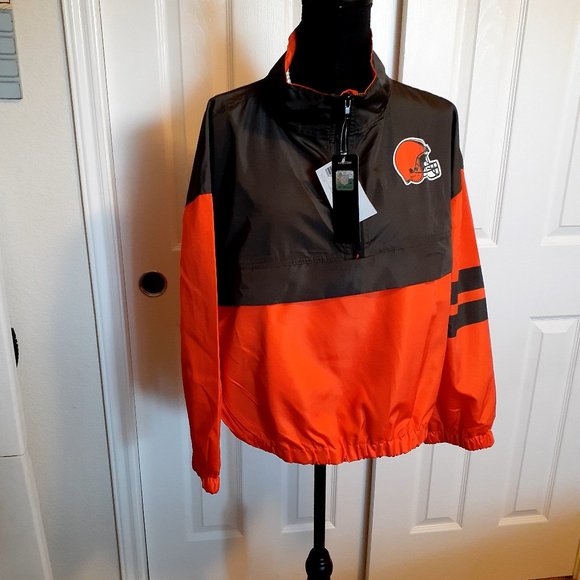 NFL Tops - Cleveland Browns Ladies Windbreaker